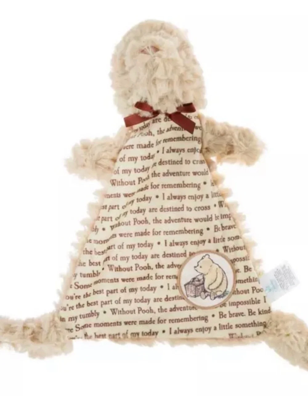 Pooh-Bear-Collection Baby Blanket & Bath Set in Baby Blue and Cream Sports Theme
